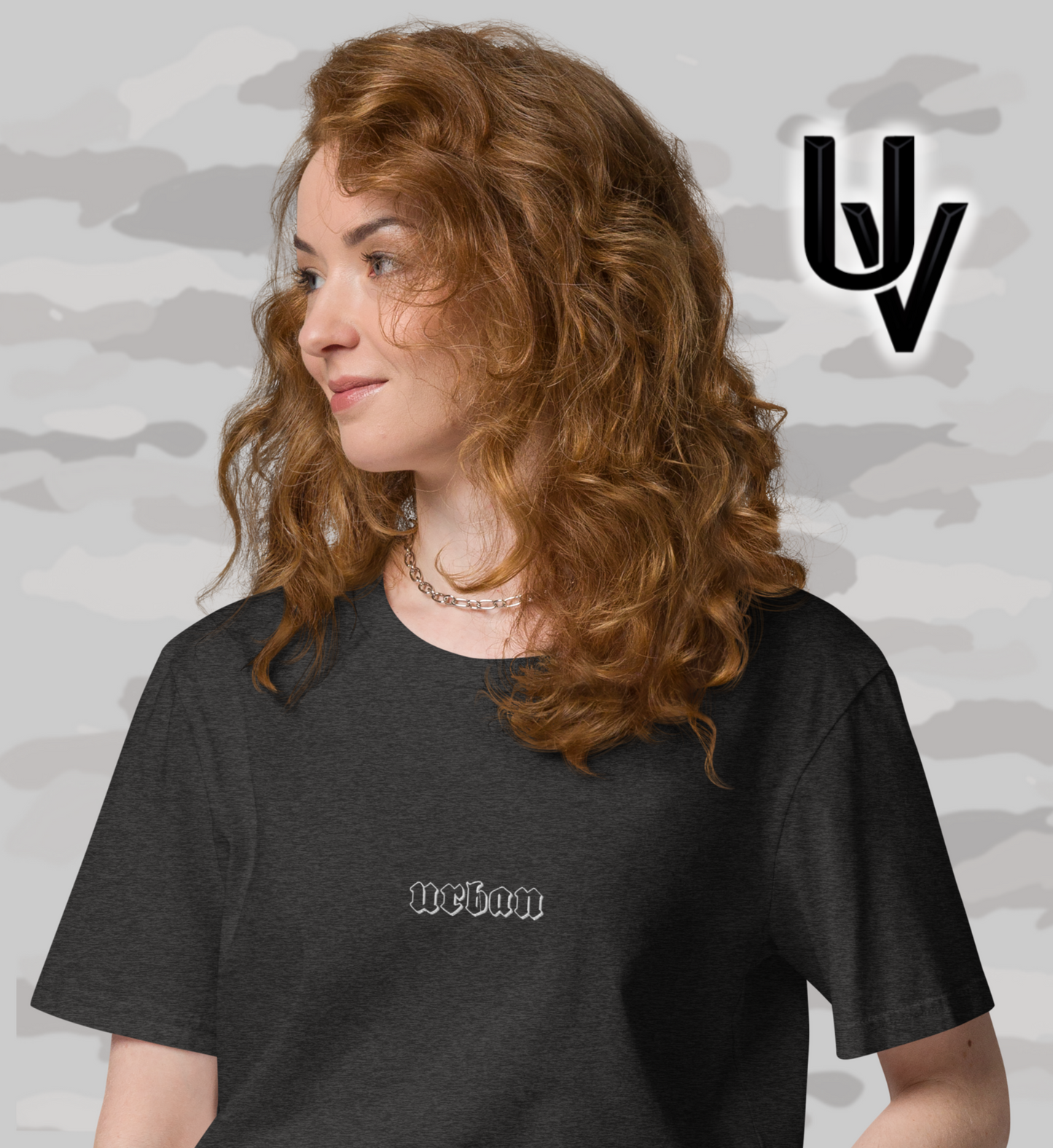 URBAN besticktes T-Shirt - unisex