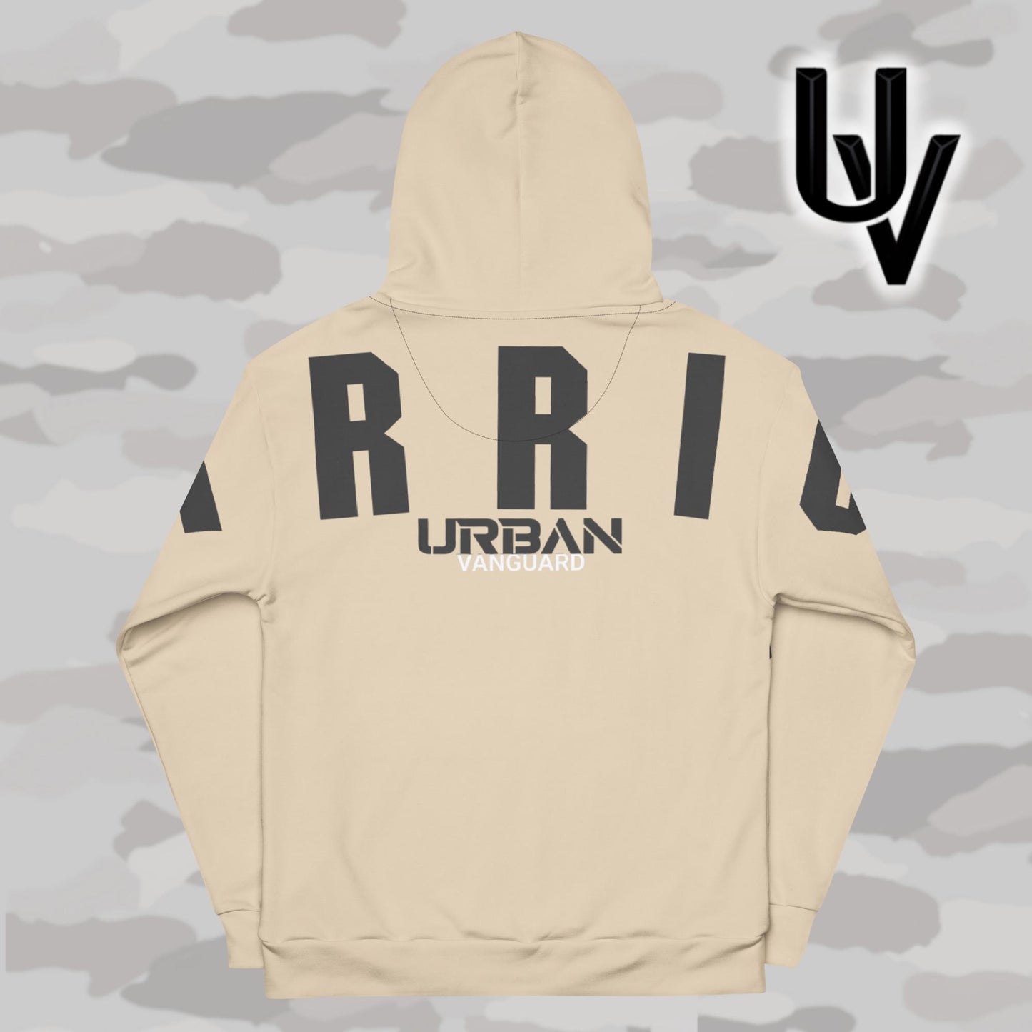 WARRIOR Hoodie sand - unisex