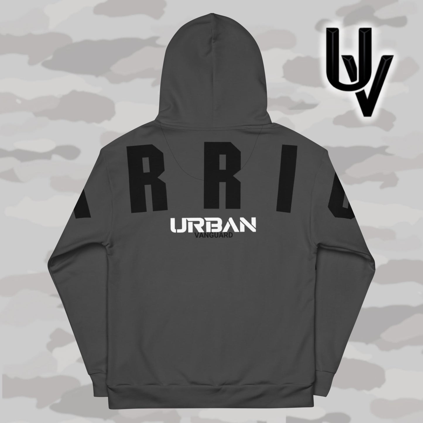 WARRIOR Hoodie grau - unisex