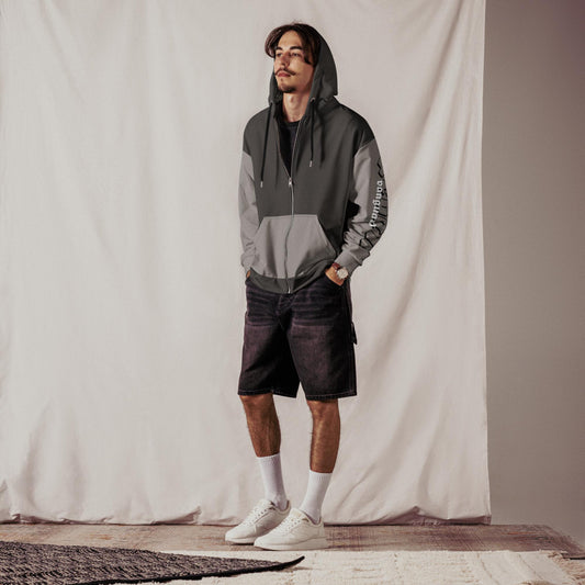 THE BLOCK Zipper Hoodie - unisex