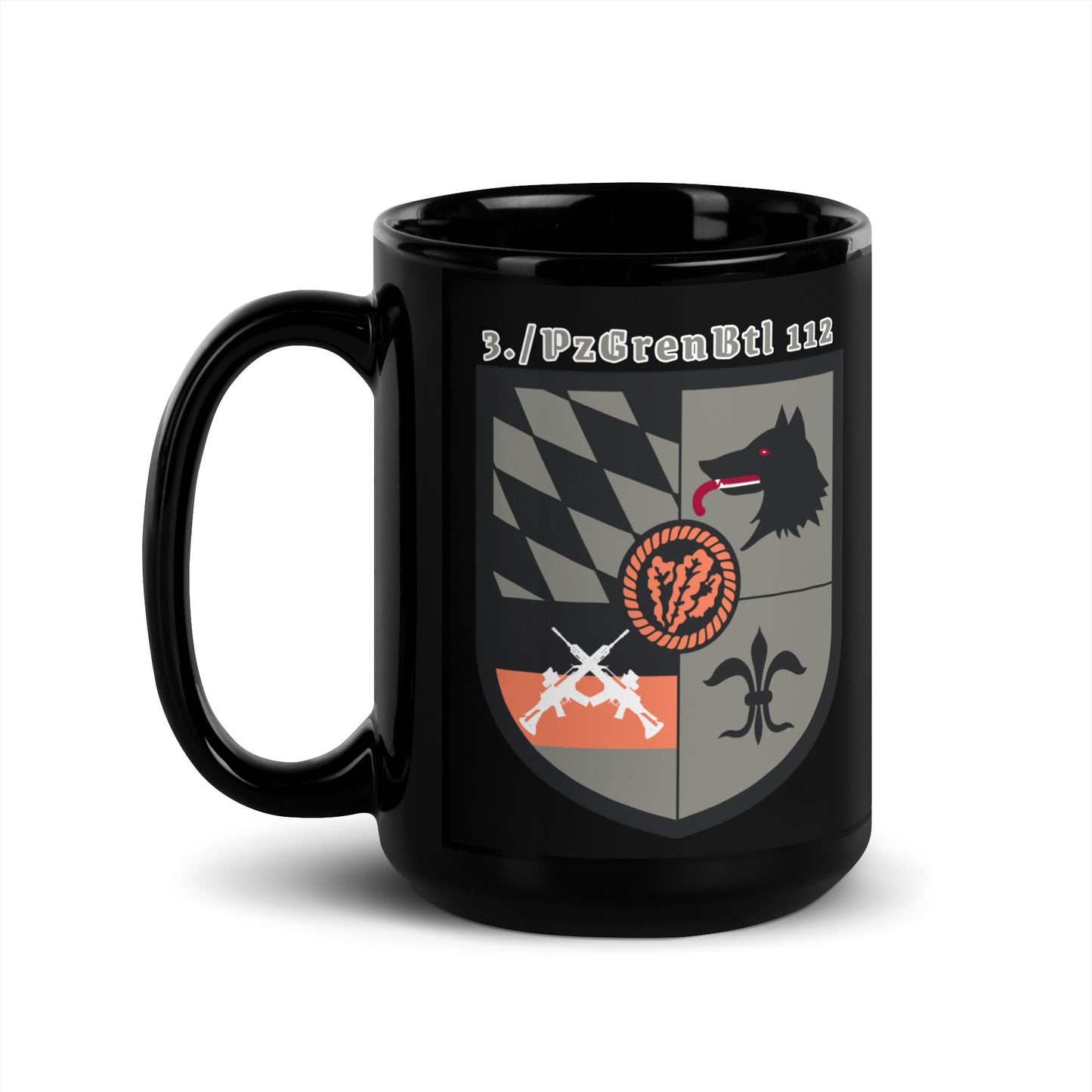 3./112 Schwarze Tasse 400ml
