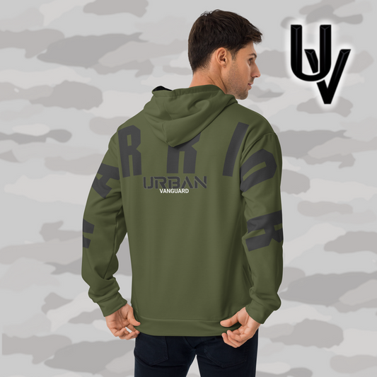 WARRIOR Hoodie grün - unisex