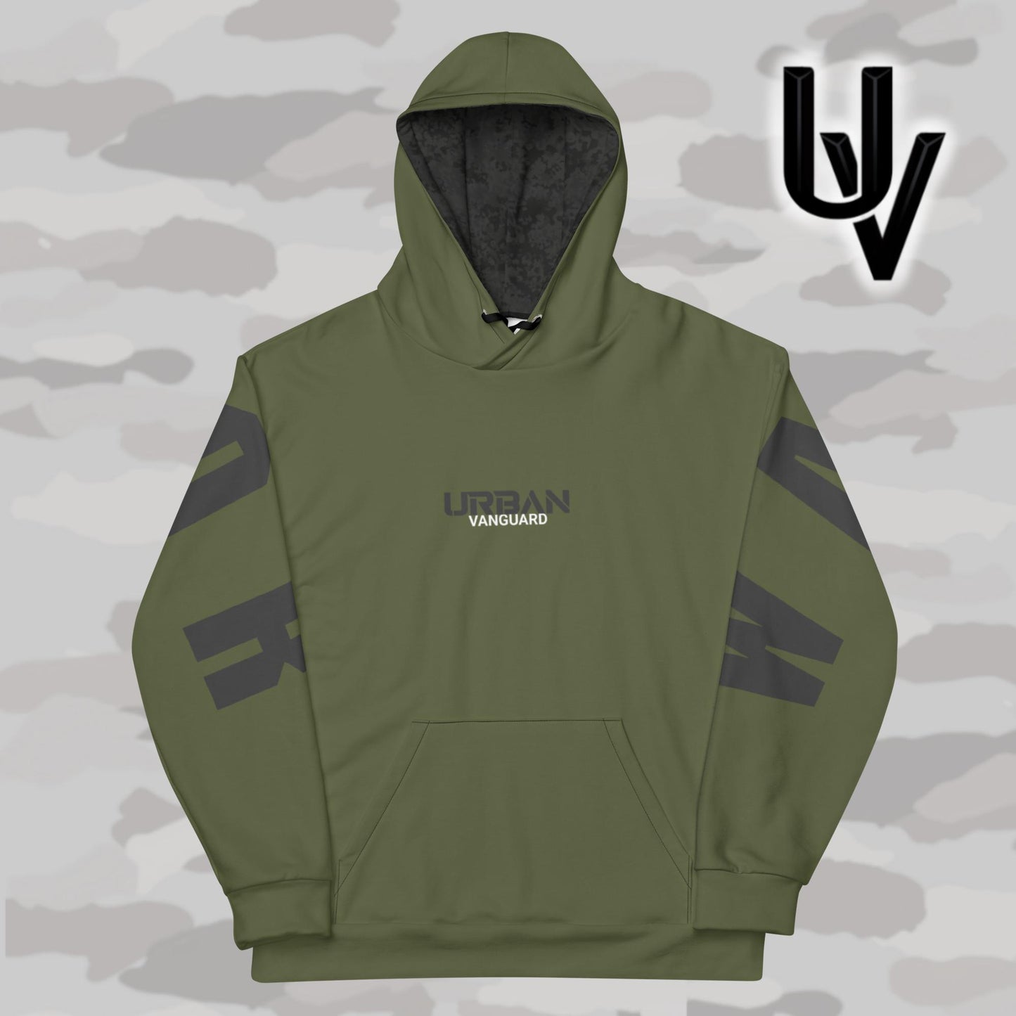 WARRIOR Hoodie grün - unisex