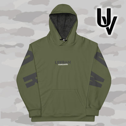 WARRIOR Hoodie grün - unisex