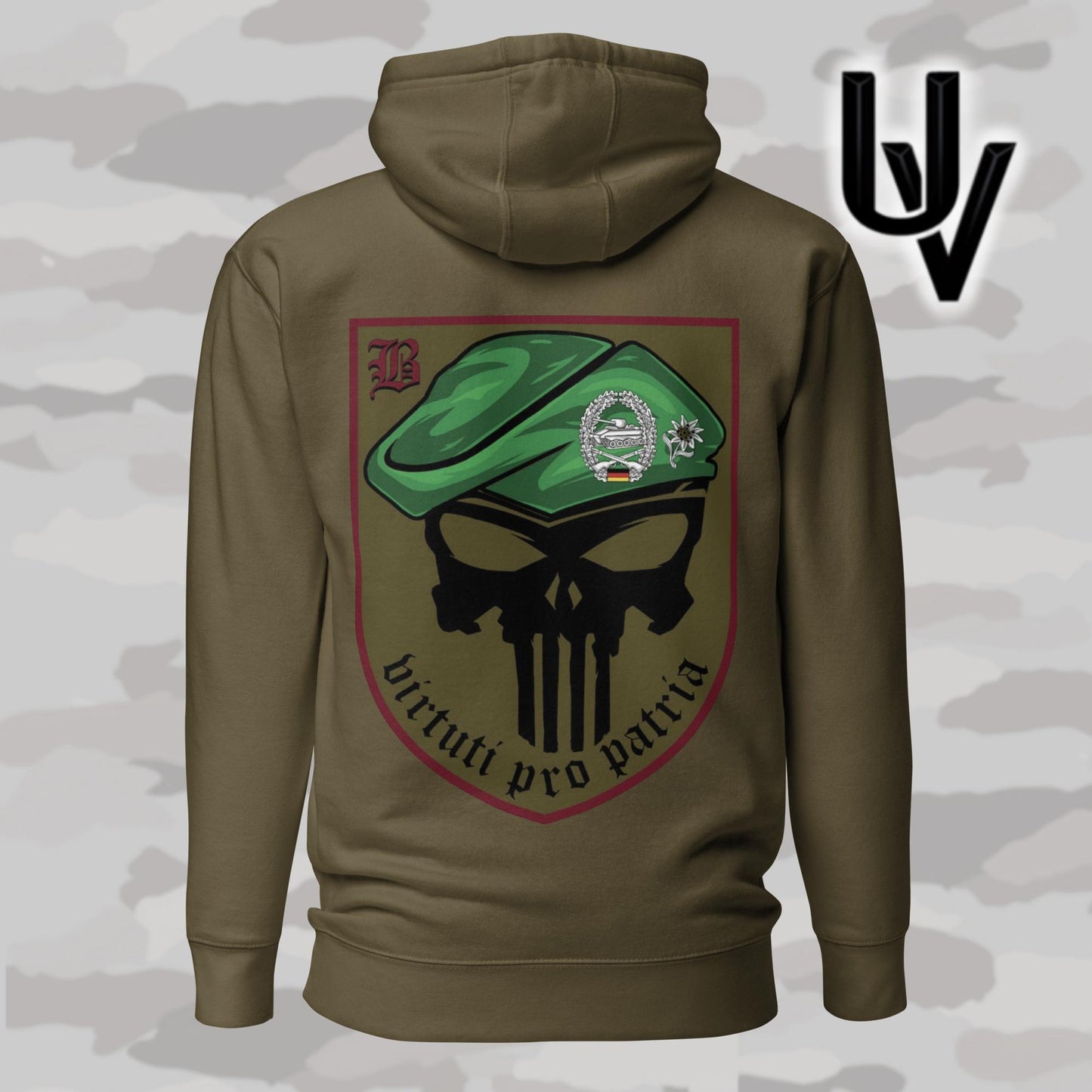 B-Zug 2./112 bestickter Pullover