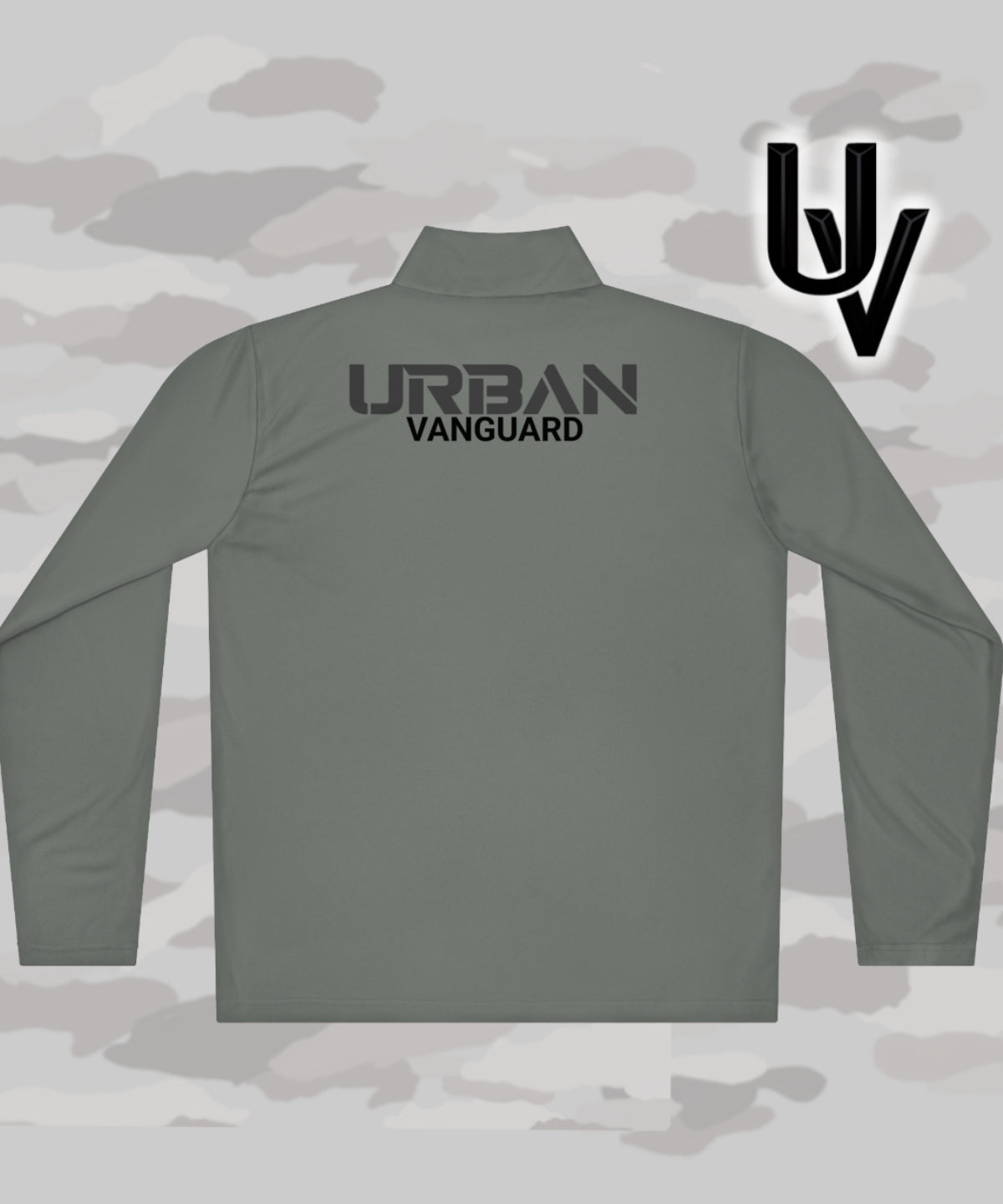 UrbanVanguard Pullover mit Viertel-Reißverschluss