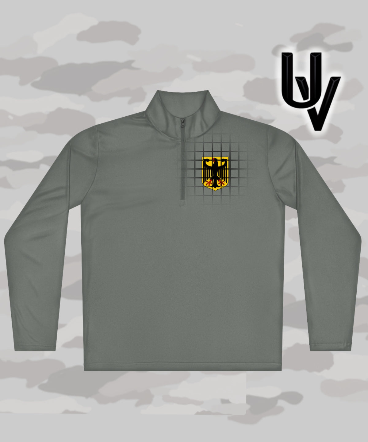 UrbanVanguard Pullover mit Viertel-Reißverschluss