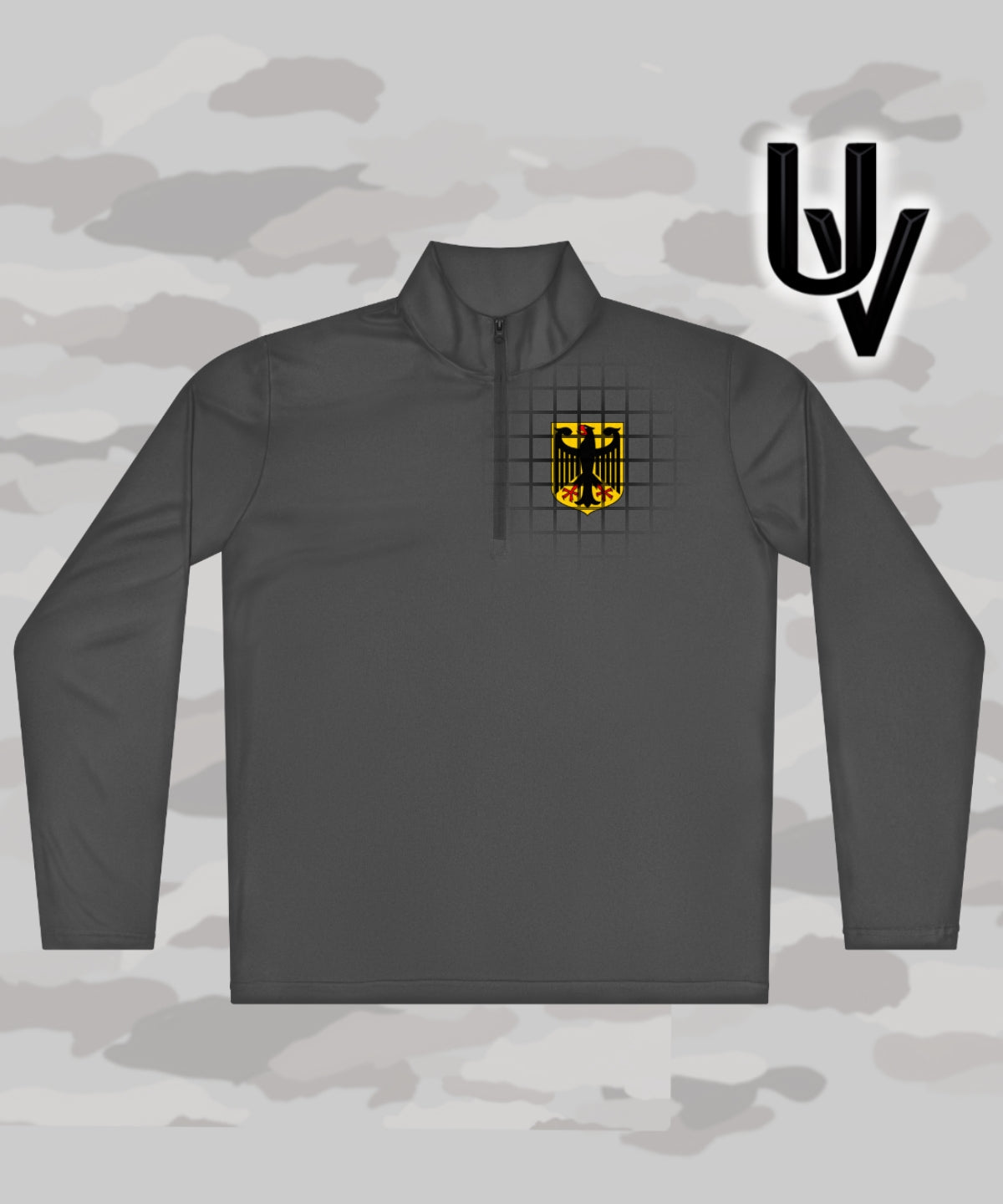 UrbanVanguard Pullover mit Viertel-Reißverschluss